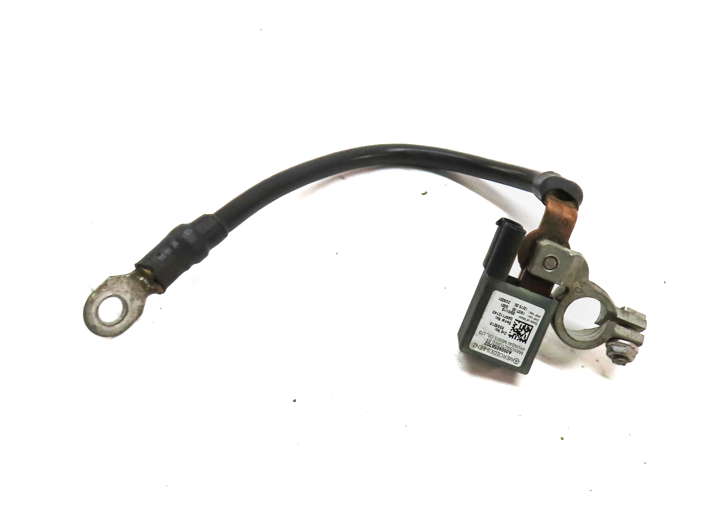 16 MERCEDES E350 (W212) 3.5L (276.952) ENGINE NEGATIVE BATTERY CABLE w/TERMINAL — exact item pictured